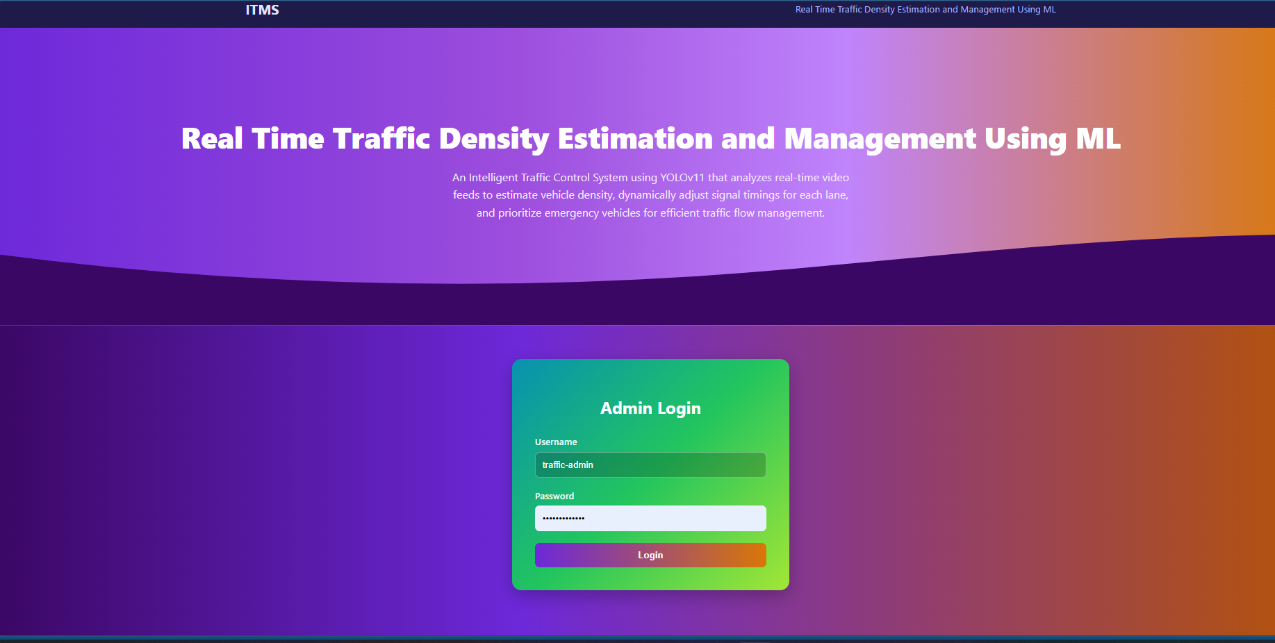 Login Page